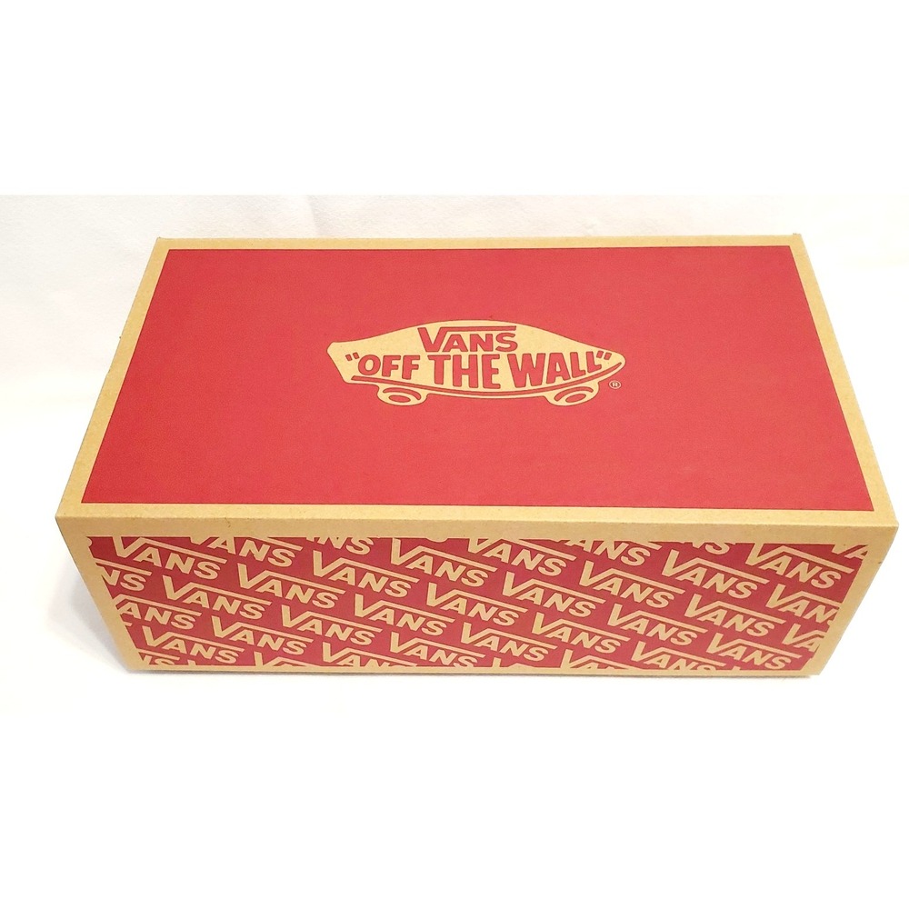 VANS‎ "OFF THE WALL"  EMPTY REPLACEMENT BOX  New Red Brown Collectors BOX ONLY